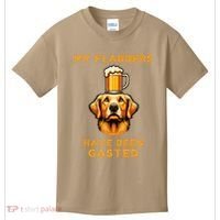 My Flabbers Have Been Gasted Distressed Retro Funny Dog Kids T-Shirt thumb 0