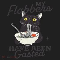 My Flabbers Have Been Gasted Distressed Retro Funny Cat Women's Sweatshirt thumb 2