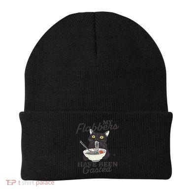 My Flabbers Have Been Gasted Distressed Retro Funny Cat Beanie