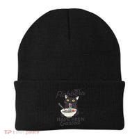 My Flabbers Have Been Gasted Distressed Retro Funny Cat Beanie thumb 0