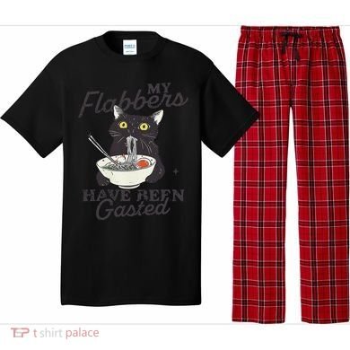 My Flabbers Have Been Gasted Distressed Retro Funny Cat Pajama Set