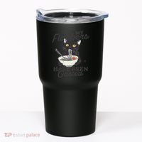 My Flabbers Have Been Gasted Distressed Retro Funny Cat Tumbler thumb 0
