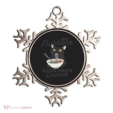 My Flabbers Have Been Gasted Distressed Retro Funny Cat Ornament