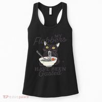 My Flabbers Have Been Gasted Distressed Retro Funny Cat Women's Tank Top thumb 0
