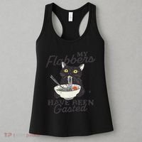My Flabbers Have Been Gasted Distressed Retro Funny Cat Women's Tank Top thumb 3