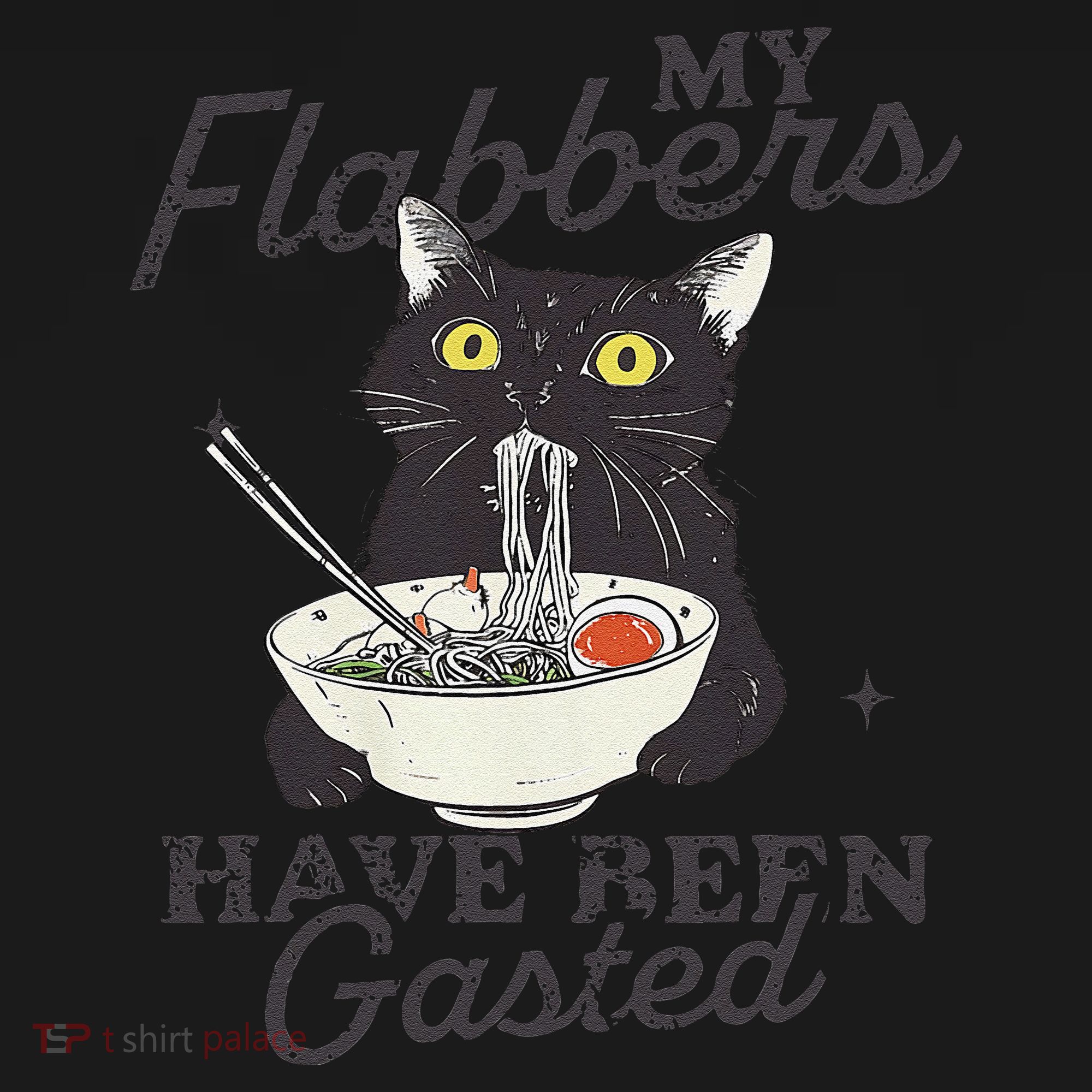 My Flabbers Have Been Gasted Distressed Retro Funny Cat Tank Top