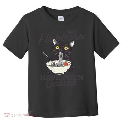 My Flabbers Have Been Gasted Distressed Retro Funny Cat Toddler T-Shirt