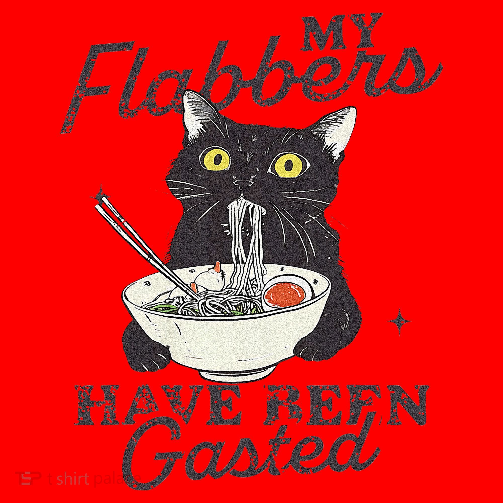 My Flabbers Have Been Gasted Distressed Retro Funny Cat Santa Hat