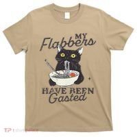 My Flabbers Have Been Gasted Distressed Retro Funny Cat T-Shirt thumb 0