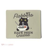 My Flabbers Have Been Gasted Distressed Retro Funny Cat Mousepad thumb 0