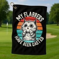My Flabbers Have Been Gasted Golf Towel thumb 1
