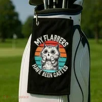 My Flabbers Have Been Gasted Golf Towel thumb 2