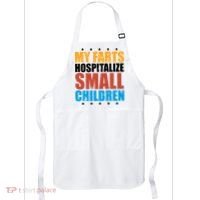 My Farts Hospitalize Small Children Funny Apron thumb 0