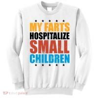 My Farts Hospitalize Small Children Funny Sweatshirt thumb 0