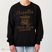 My Flabbers Have Been Gasted Distressed Retro Raccoon Women's Sweatshirt thumb 0