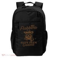 My Flabbers Have Been Gasted Distressed Retro Raccoon Backpack thumb 0