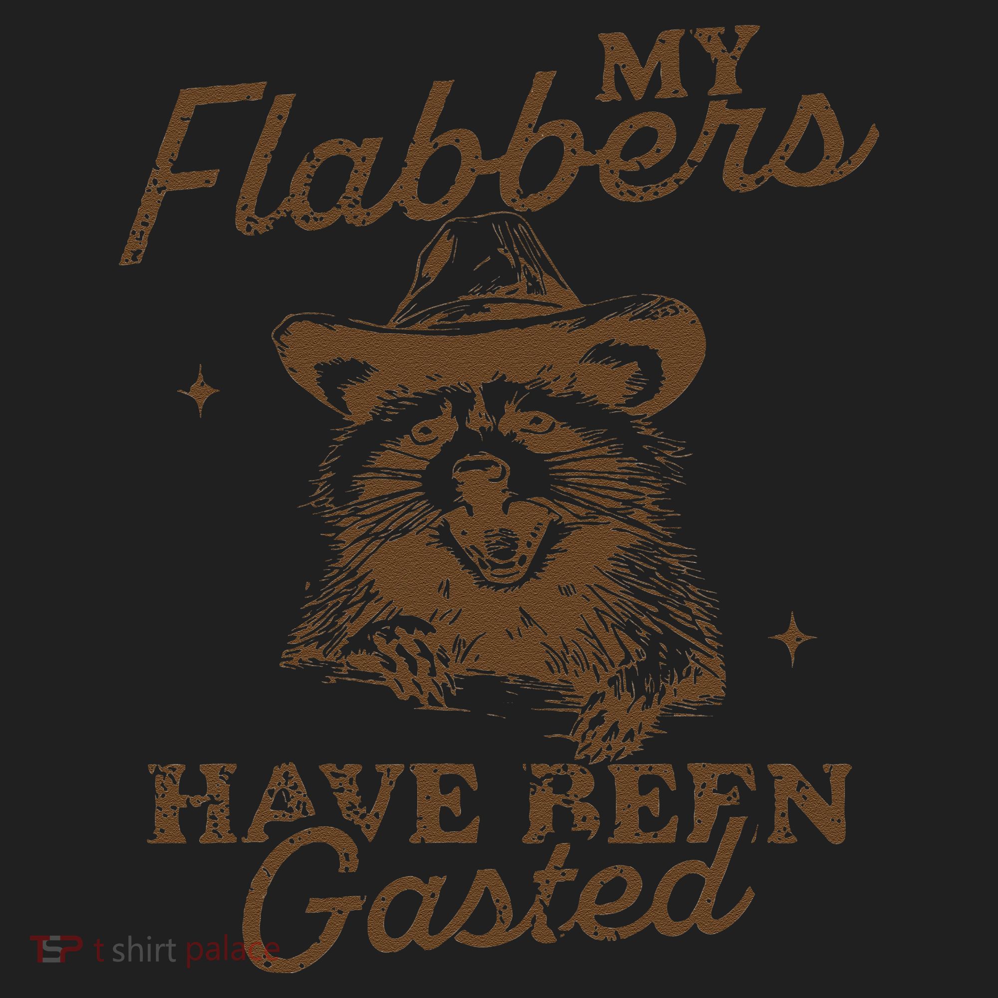 My Flabbers Have Been Gasted Distressed Retro Raccoon Hat