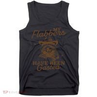 My Flabbers Have Been Gasted Distressed Retro Raccoon Tank Top thumb 0