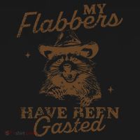 My Flabbers Have Been Gasted Distressed Retro Raccoon Tank Top thumb 6