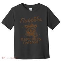 My Flabbers Have Been Gasted Distressed Retro Raccoon Toddler T-Shirt thumb 0
