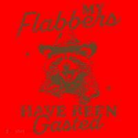 My Flabbers Have Been Gasted Distressed Retro Raccoon Santa Hat thumb 1
