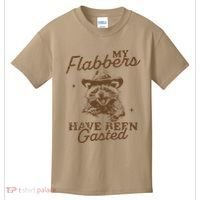My Flabbers Have Been Gasted Distressed Retro Raccoon Kids T-Shirt thumb 0