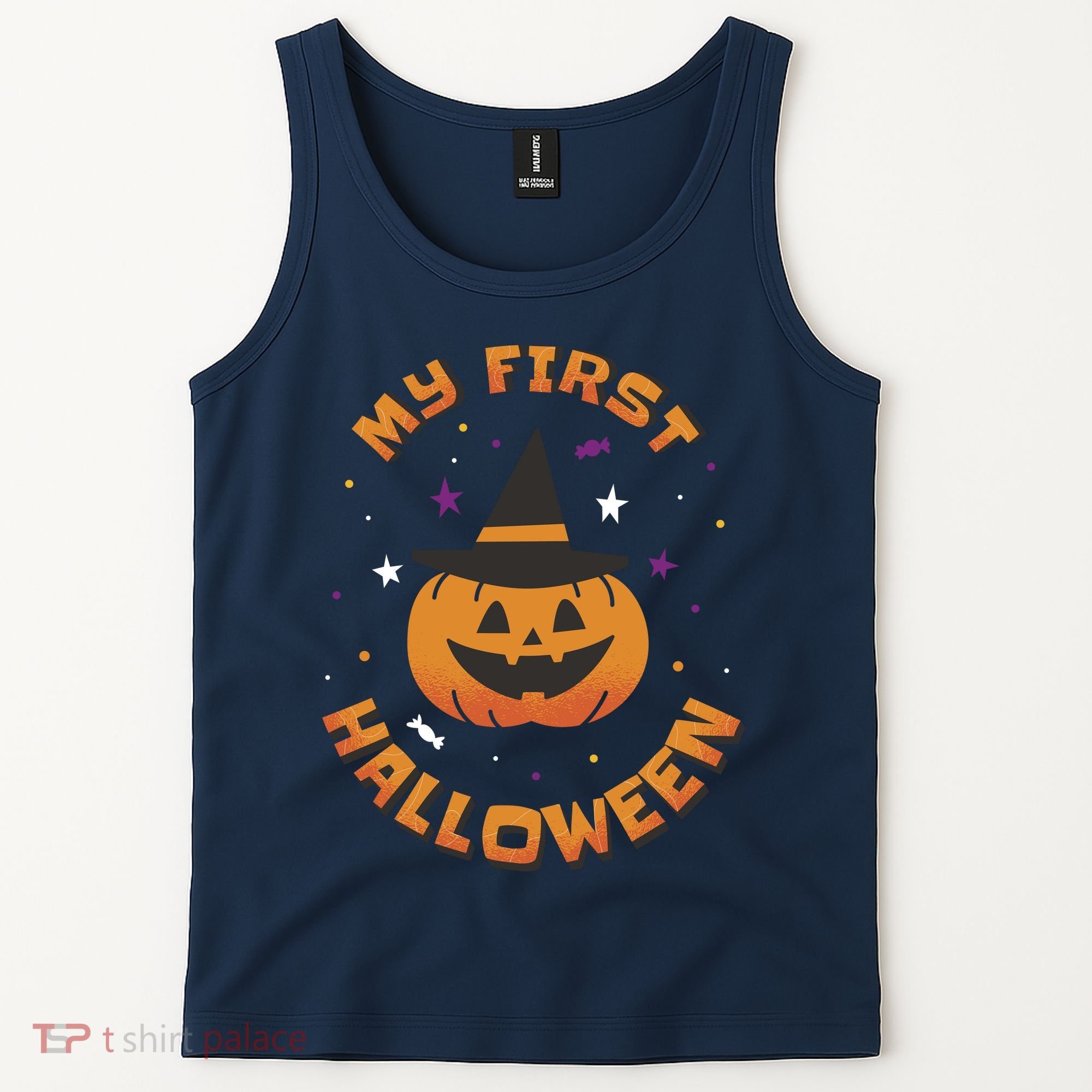 My First Halloween Pumpkin Tank Top