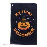 My First Halloween Pumpkin Golf Towel thumb 0
