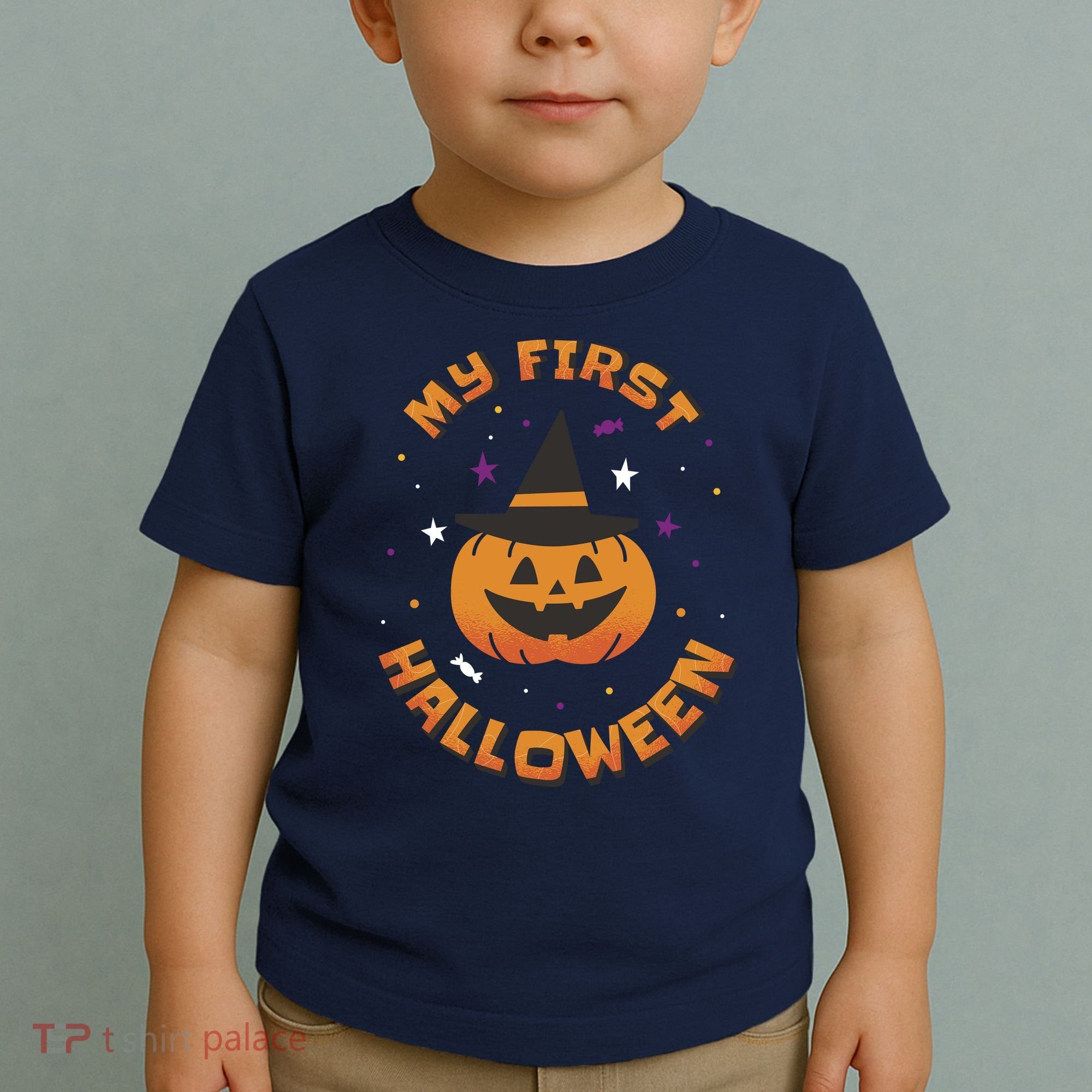 My First Halloween Pumpkin Toddler T-Shirt