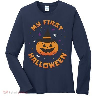 My First Halloween Pumpkin Women's Long Sleeve Shirt
