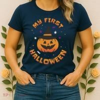 My First Halloween Pumpkin Women's T-Shirt thumb 2