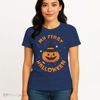 My First Halloween Pumpkin Women's T-Shirt thumb 4