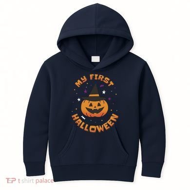 My First Halloween Pumpkin Kids Hoodie