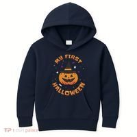 My First Halloween Pumpkin Kids Hoodie thumb 0