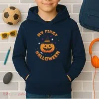 My First Halloween Pumpkin Kids Hoodie thumb 2