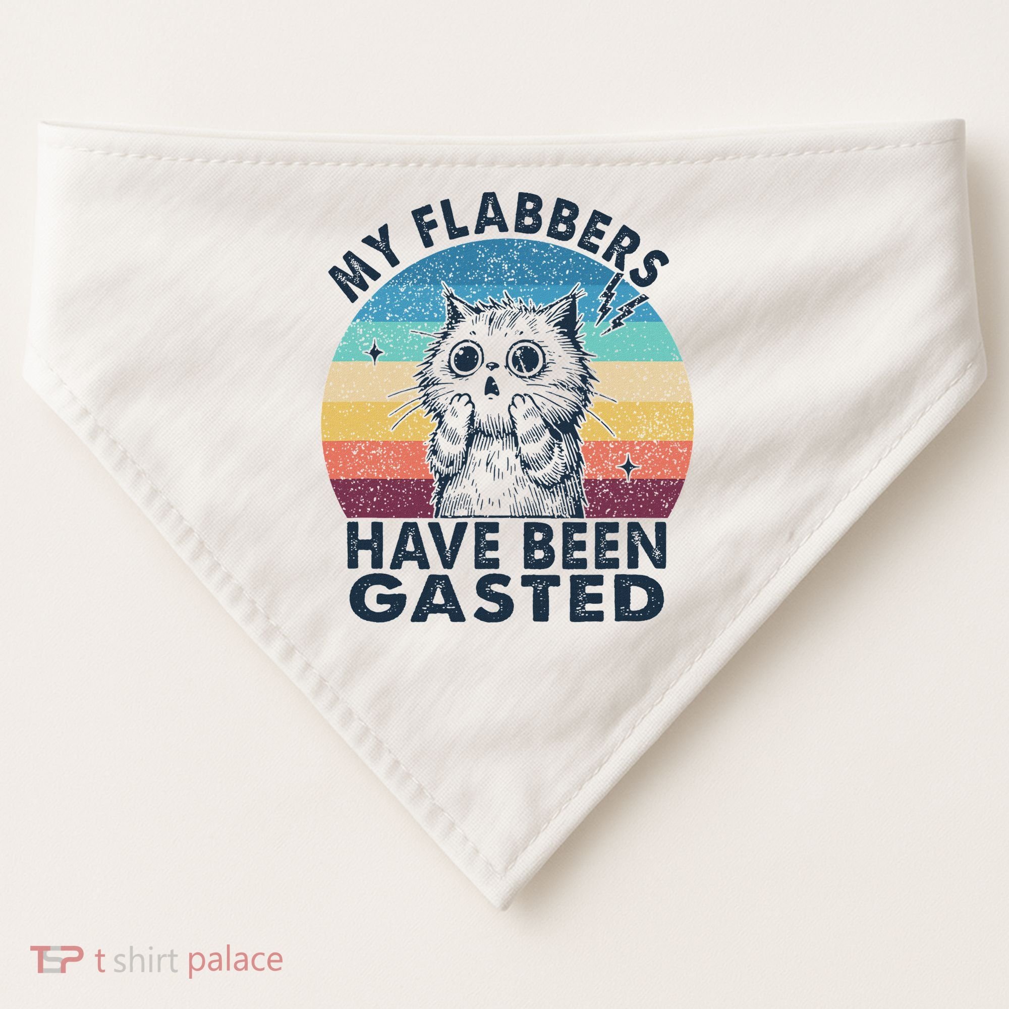 My Flabbers Have Been Gasted USA-Made Doggie Bandana