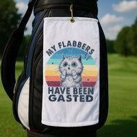 My Flabbers Have Been Gasted Golf Towel thumb 2