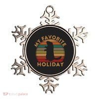 My Favorite Holiday Ground Hog Sunset Gift Groundhog Day Ornament thumb 0