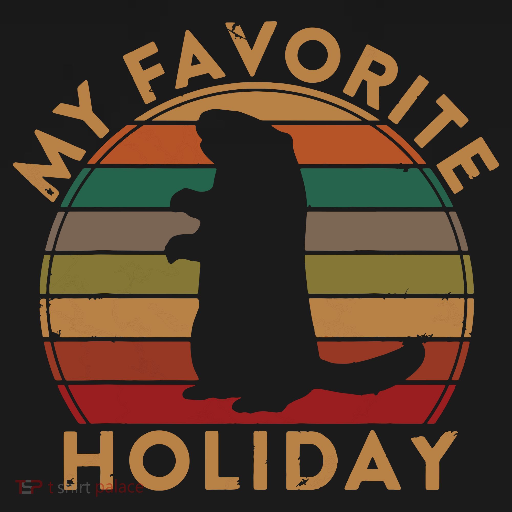 My Favorite Holiday Ground Hog Sunset Gift Groundhog Day Women's Tank Top