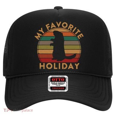 My Favorite Holiday Ground Hog Sunset Gift Groundhog Day Hat