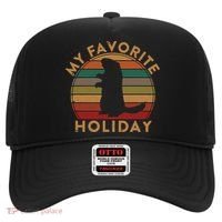 My Favorite Holiday Ground Hog Sunset Gift Groundhog Day Hat thumb 0
