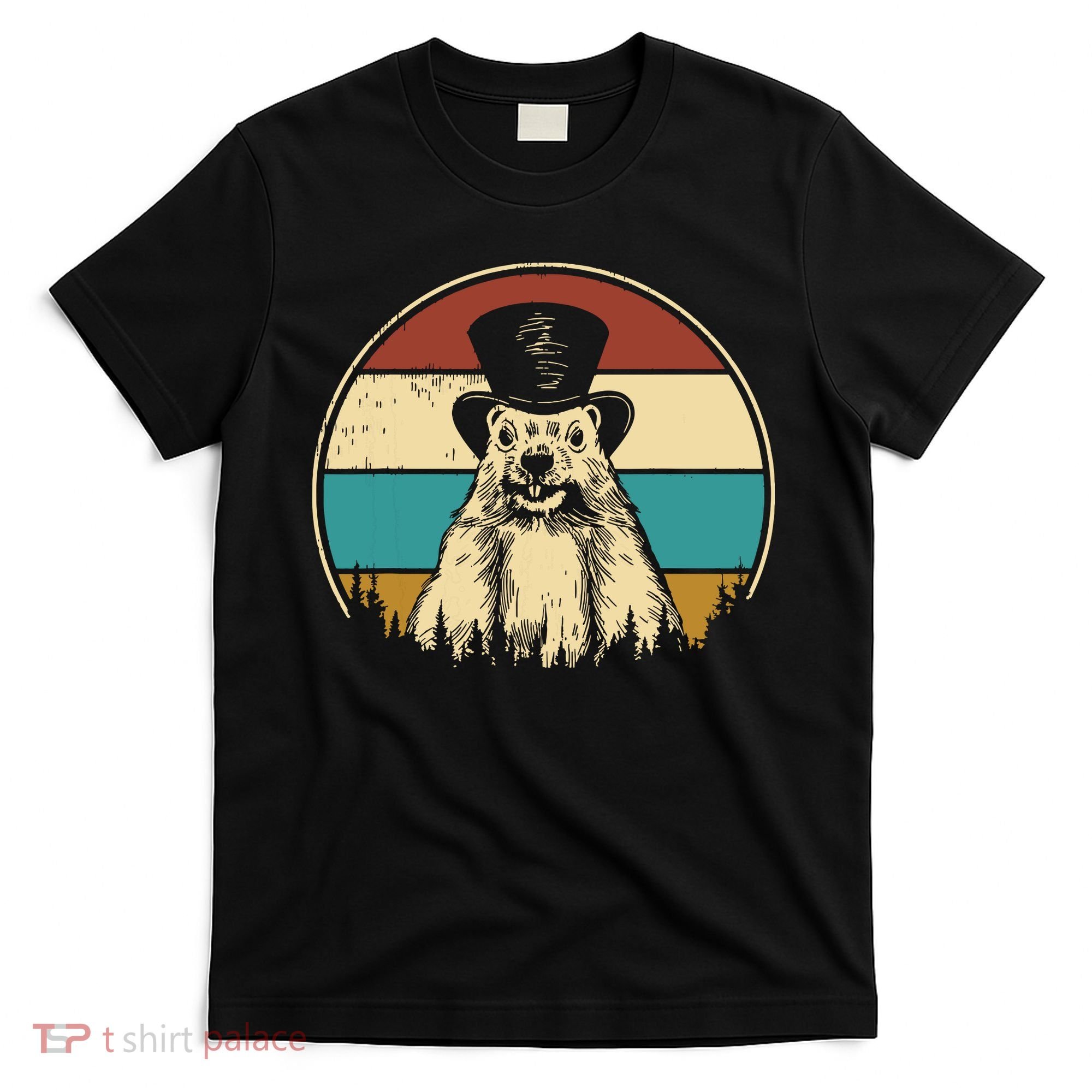 My Favorite Holiday Retro Groundhog Day Woodchuck Lover T-Shirt