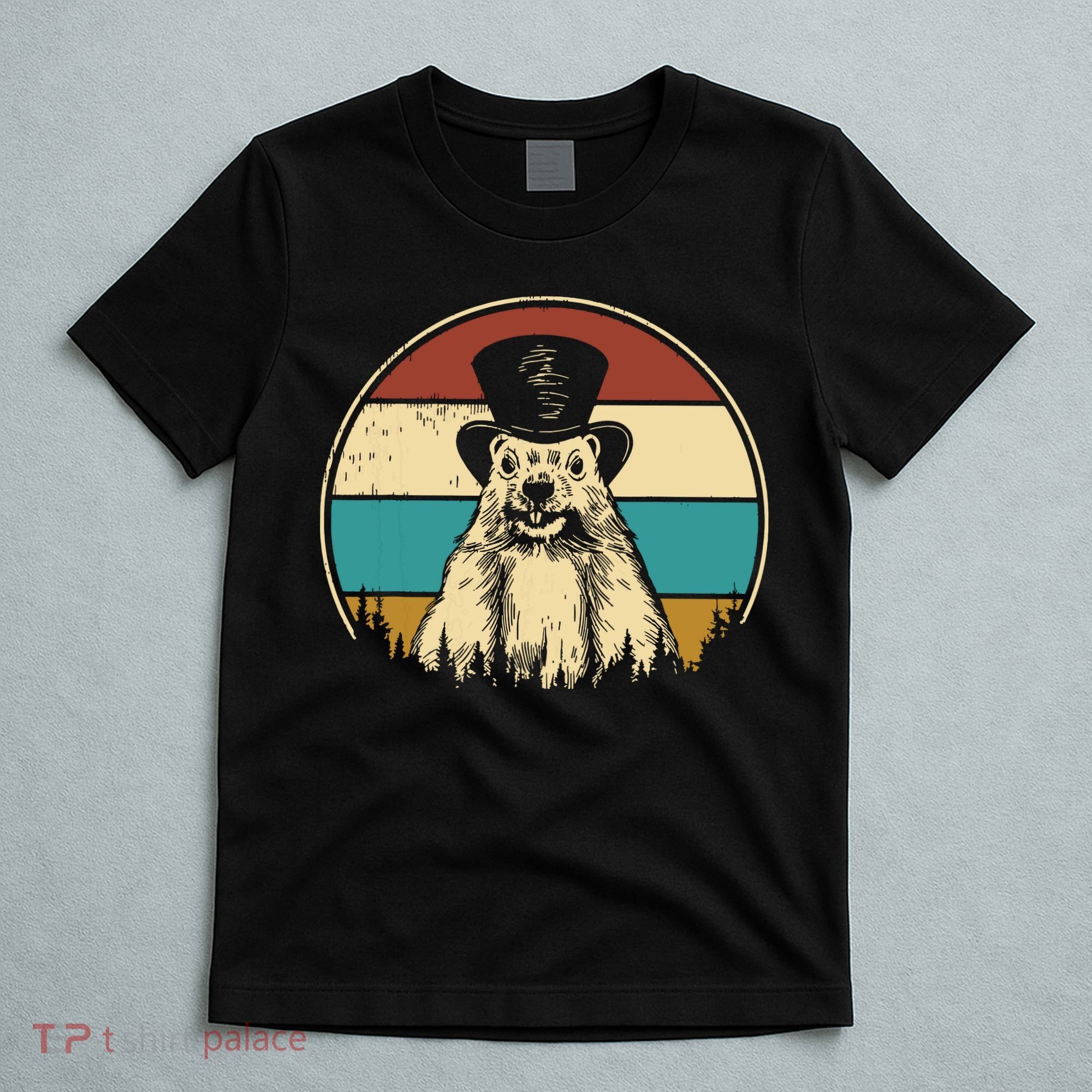 My Favorite Holiday Retro Groundhog Day Woodchuck Lover T-Shirt
