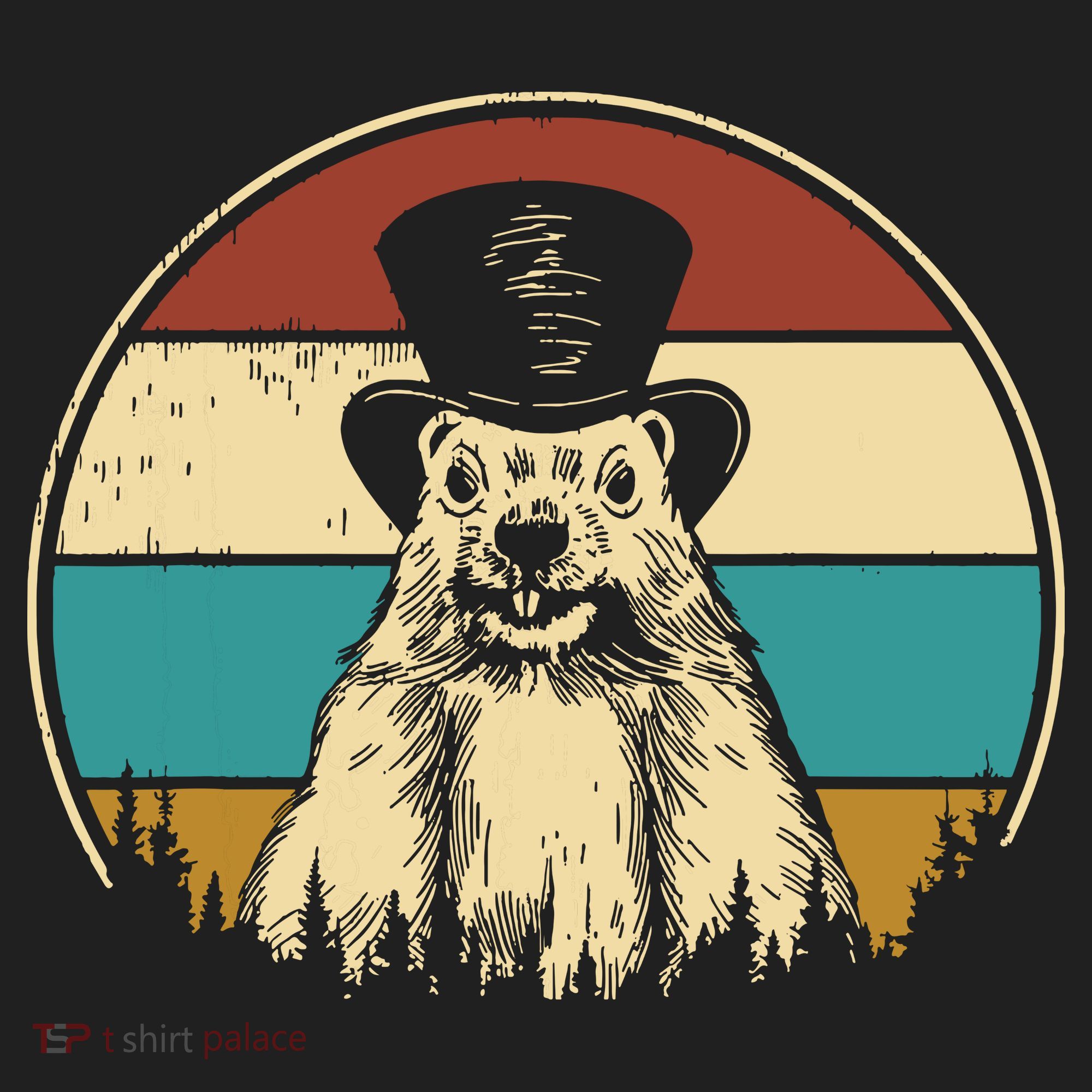 My Favorite Holiday Retro Groundhog Day Woodchuck Lover Hat