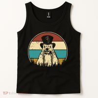 My Favorite Holiday Retro Groundhog Day Woodchuck Lover Tank Top thumb 2