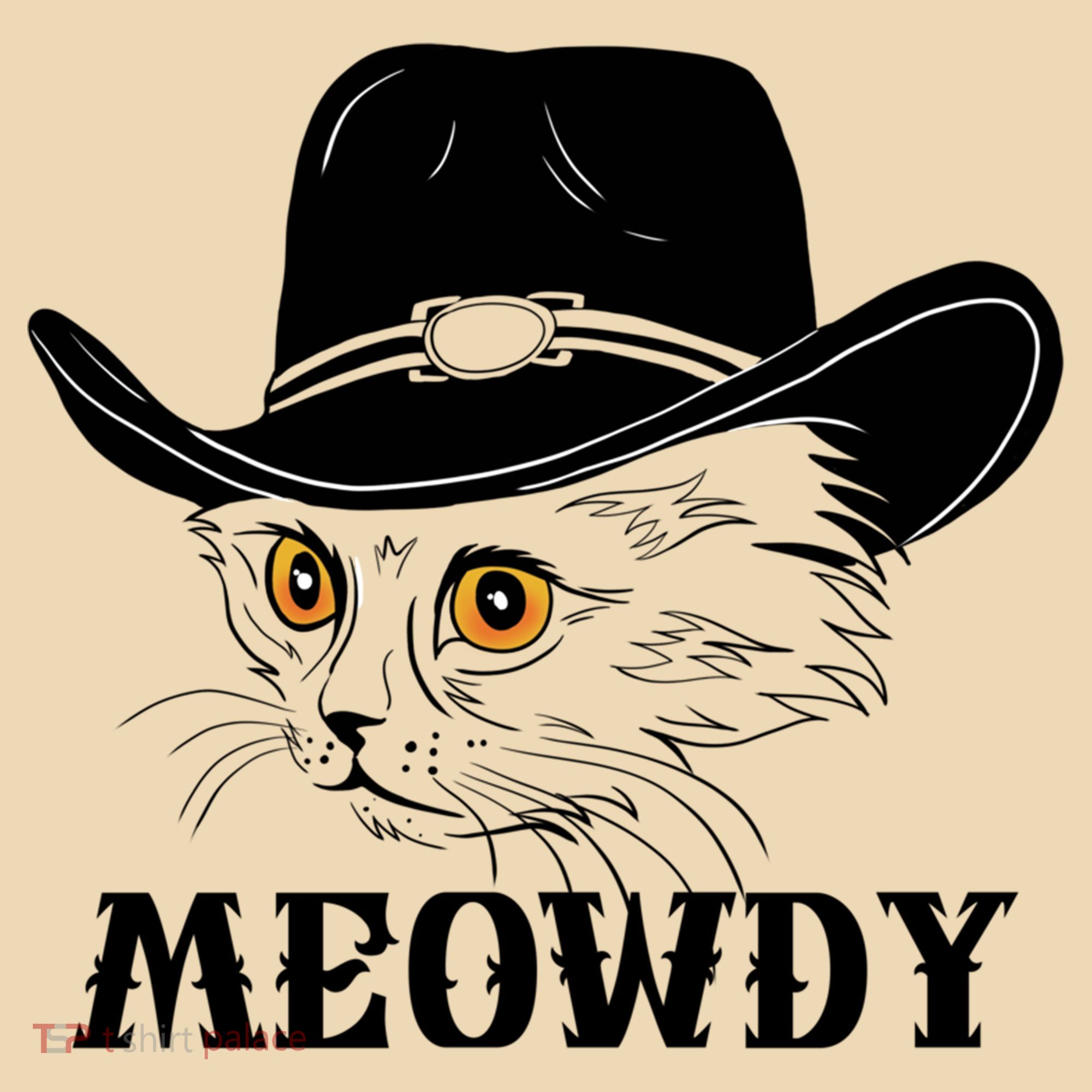 Meowdy Funny Howdy Cat Dad Joke Gift Tote Bag