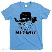 Meowdy Funny Howdy Cat Dad Joke Gift T-Shirt thumb 0