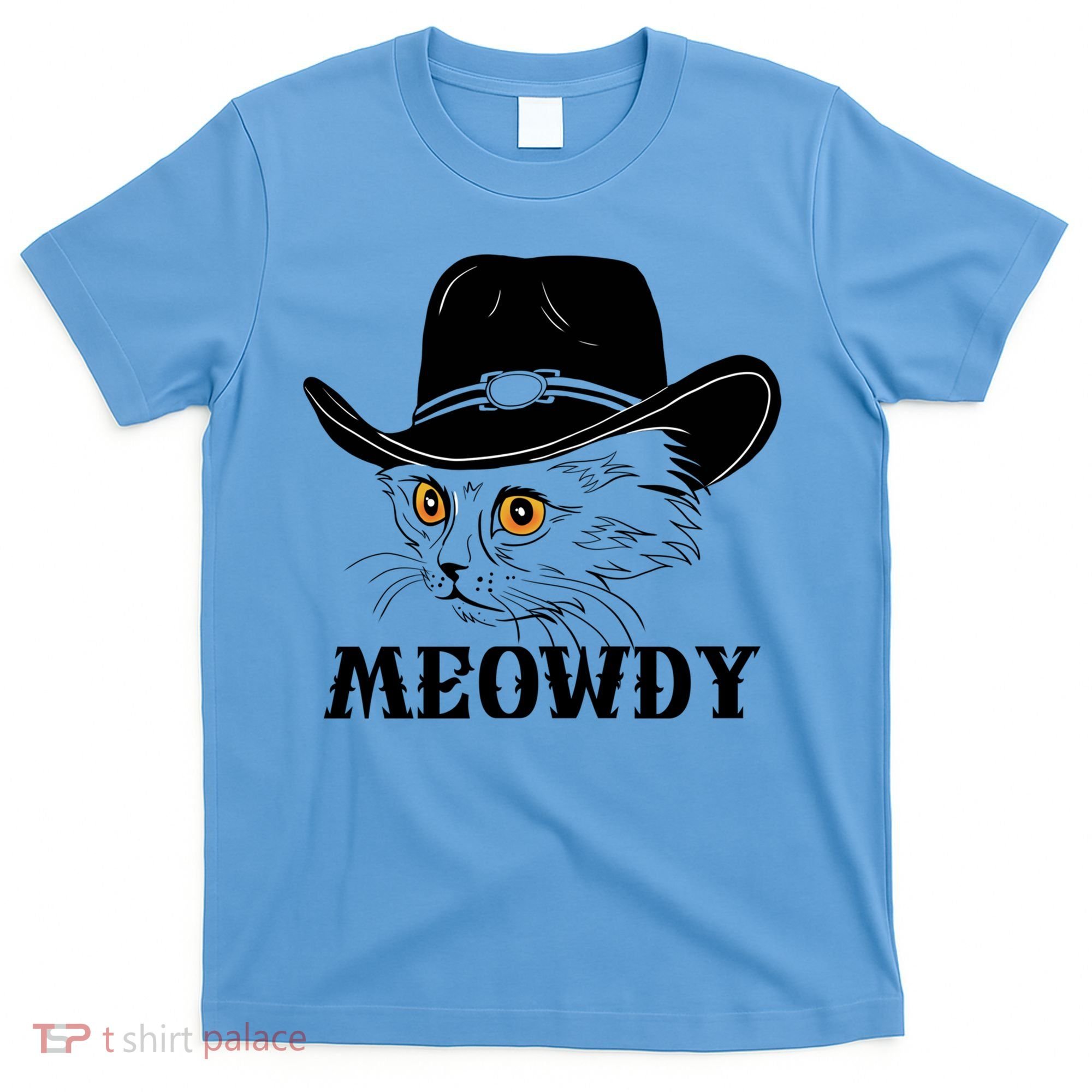 Meowdy Funny Howdy Cat Dad Joke Gift T-Shirt