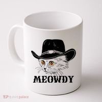 Meowdy Funny Howdy Cat Dad Joke Gift Coffee Mug thumb 0