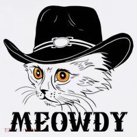 Meowdy Funny Howdy Cat Dad Joke Gift Baby Bodysuit thumb 2